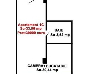 Apartament 1 cam,34 mp bl.nou, Bularga-Carrefour Felicia, la cheie