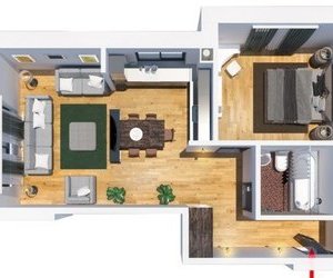 Apartament decomandat cu 2 camere, 39 mp utili, bloc nou, Tatarasi